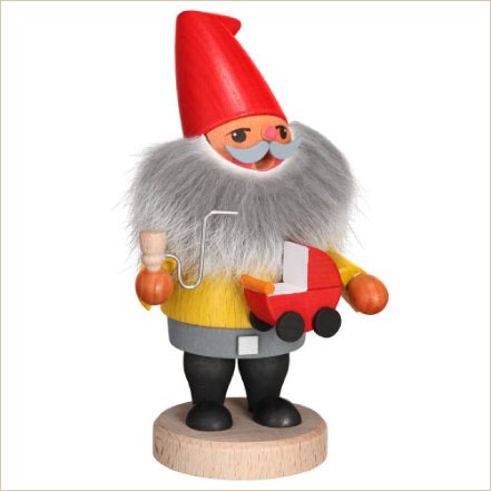 Ruchermann Zwerg-mit-Kutsche-14cm